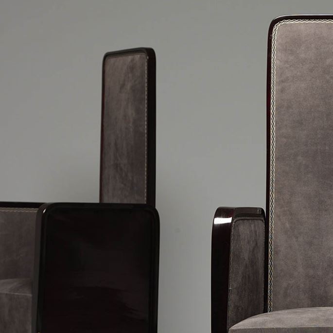 Josef  Hoffmann - Pair of armchairs | MasterArt